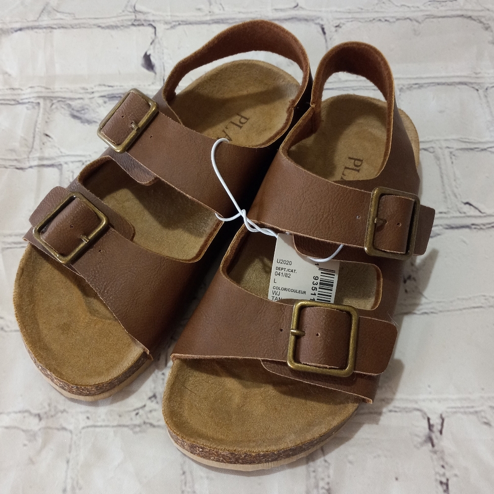 NWT Children's Place 13Y Tan Strap Sandal